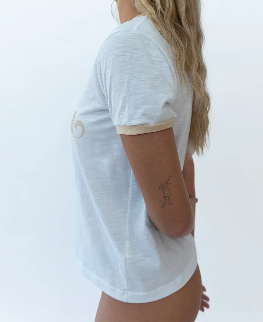 Stay Golden Ringer | White