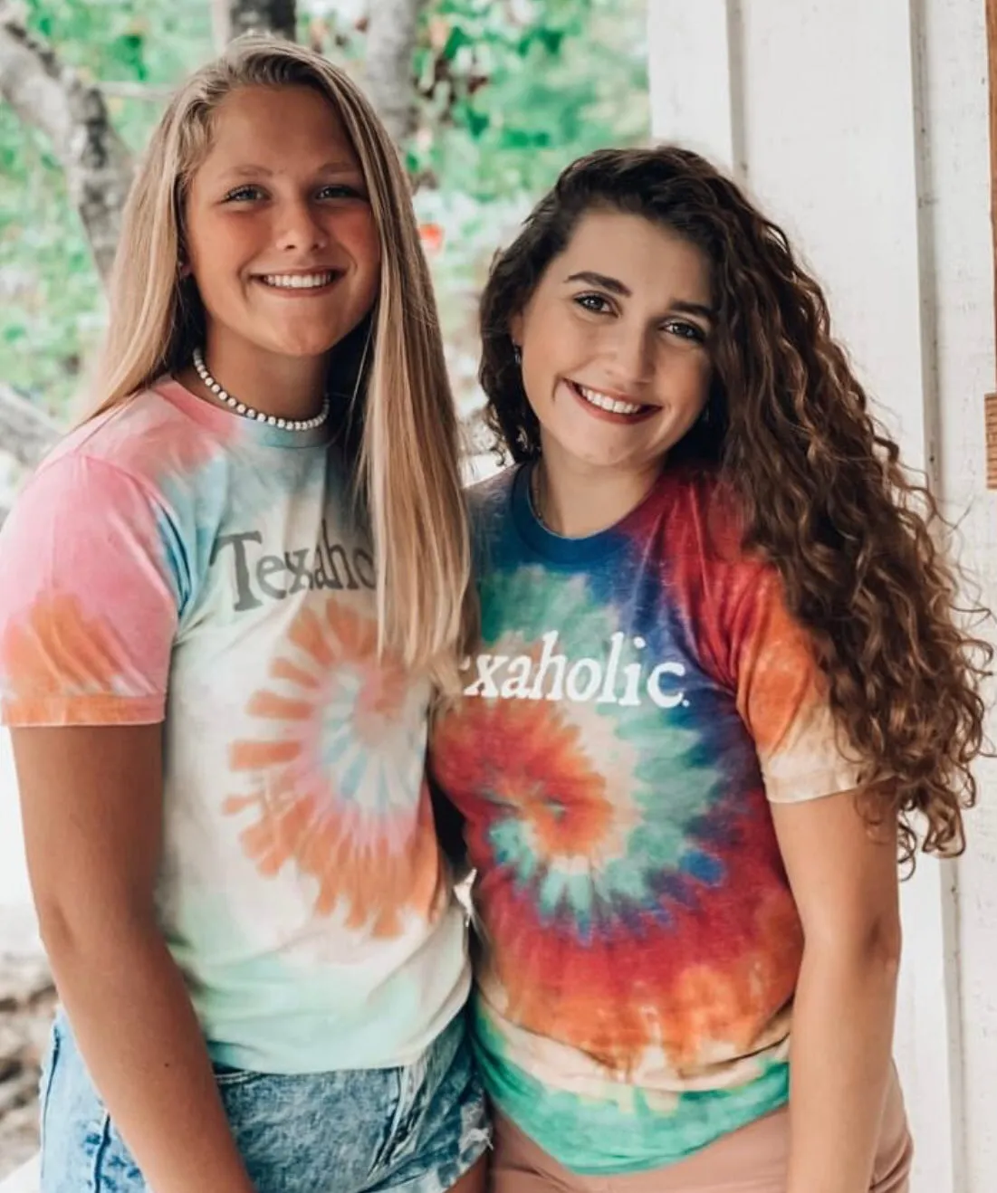 Texaholic®️ TShirt, Classic Hippie Tie Dye