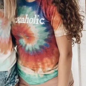Texaholic®️ TShirt, Classic Hippie Tie Dye