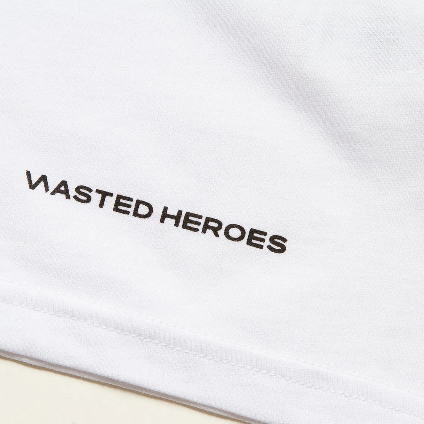 Wasted Heroes Logo - Tshirt - Black/Grey/White