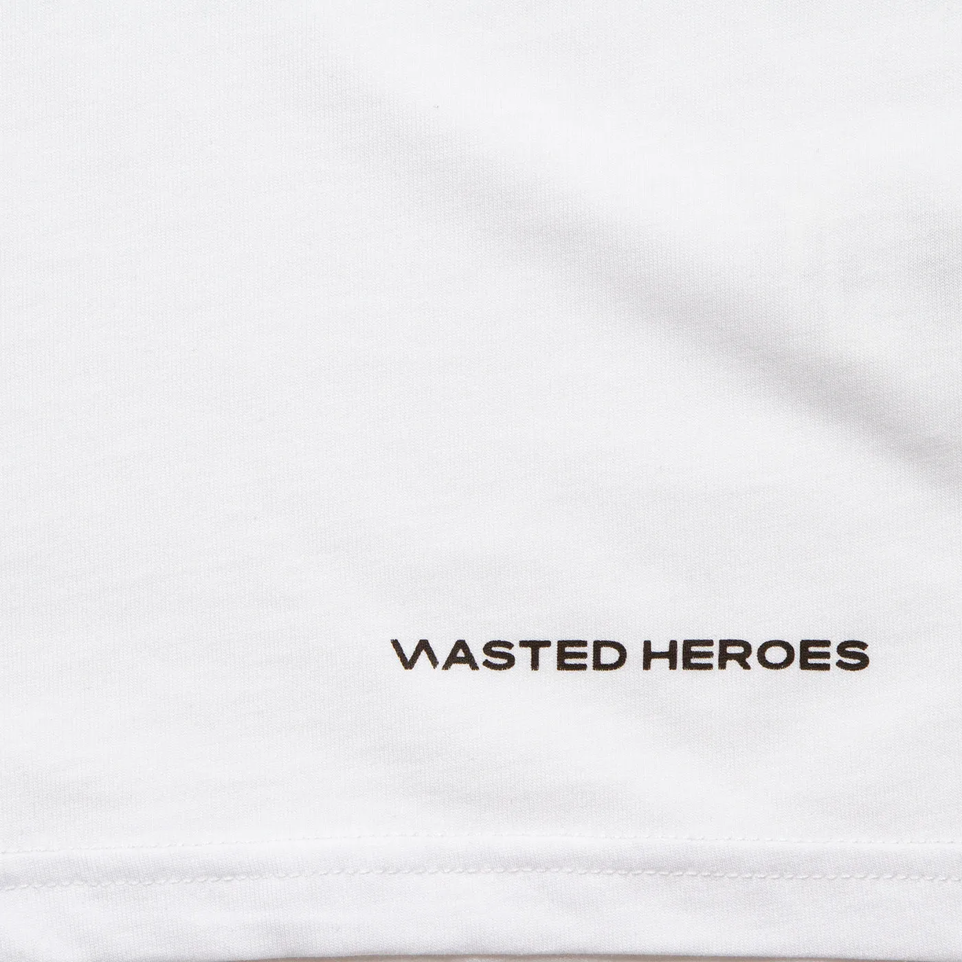 Wasted Heroes Logo - Tshirt - Black/Grey/White