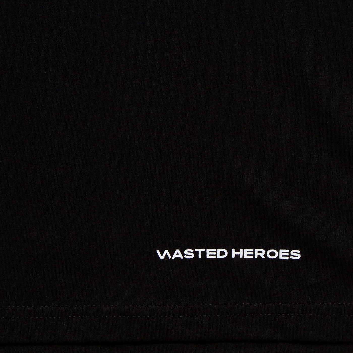 Wasted Heroes Logo - Tshirt - Black/Grey/White
