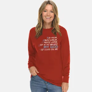 WayMaker My God Unisex Long Sleeve T Shirt